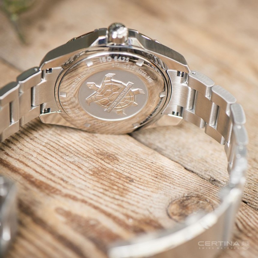 Dýnko je u Certin plné, šroubovací; hodinky mají navíc ISO 6425