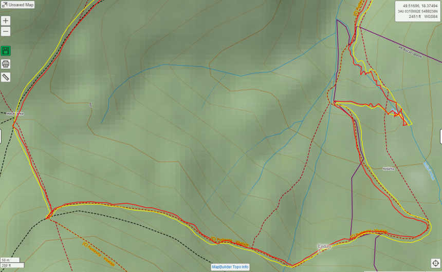 Žlutá – Enduro 3, červená – Fenix 7X