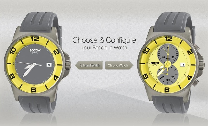Na stránkách Boccie si můžete navrhnout vlastní hodinky.