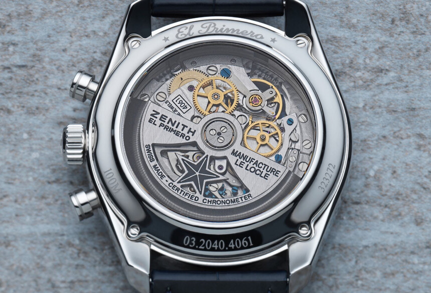 Dýnko hodinek Zenith El Primero. Zdroj: www.monochrome-watches.com