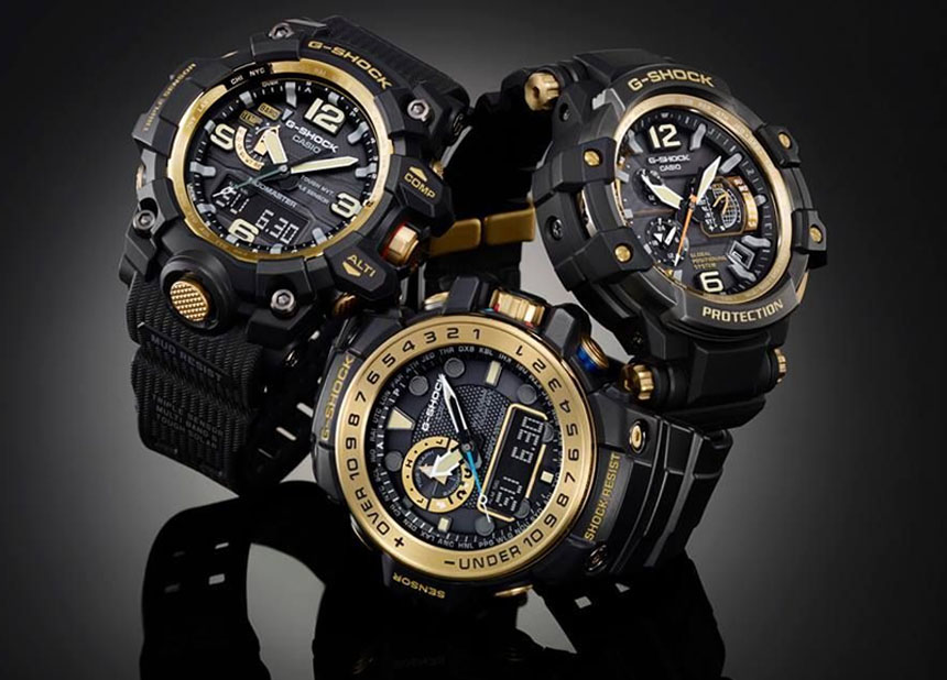 G-shock Gold and Black GB, GBX Series