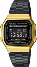 Casio Vintage A168WEGB-1BEF Black & Gold Special Edition