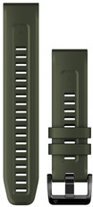 Silikonový řemínek Garmin 22mm (pro Fenix 7/6/5, Epix 2 aj.), zelený, QuickFit