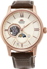 Orient Classic Sun and Moon Open Heart Automatic RA-AS0009S30B