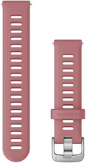 Silikonový řemínek Garmin 18mm (pro Venu 2S, Vívoactive 4S, Vívomove 3S), růžový, Quick Release