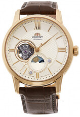 Orient Classic Sun and Moon Open Heart Automatic RA-AS0010S30B