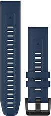 Silikonový řemínek Garmin 22mm (pro Fenix 7/6/5, Epix 2, MARQ 2 aj.), modrý V1, QuickFit