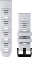 Silikonový řemínek Garmin 26mm (pro Fenix 7X/6X/5X, Tactix aj.), bílý V1, QuickFit