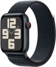 Apple Watch SE GPS + Cellular 44mm Midnight Aluminium Case with Midnight Sport Loop 