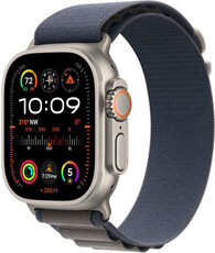 Apple Watch Ultra 2 GPS + Cellular, 49mm Titanium Case with Blue Alpine Loop-Medium 