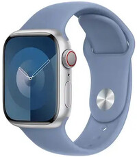 Silikonový řemínek Apple (pro Apple Watch 38/40/41mm), modrý V1, velikost S/M