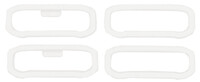 Silikonové poutko Garmin (pro QuickFit 22), bílé, 4ks
