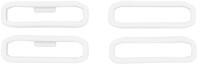 Silikonové poutko Garmin (pro QuickFit 26), bílé, 4ks