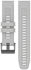 Silikonový řemínek Ricardo 26mm (pro Garmin Fenix 7X/6X/5X, Tactix aj.), šedý