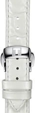 Kožený řemínek Tissot T852.036.795 16mm, bílý