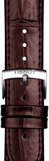 Kožený řemínek Tissot T852.043.013 20mm, hnědý