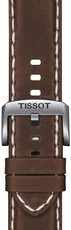 Kožený řemínek Tissot T852.044.980 22mm, hnědý