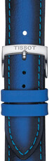 Kožený řemínek Tissot T852.046.840 20mm, modrý