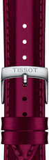 Kožený řemínek Tissot T852.048.152 18mm, červený