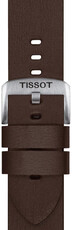 Kožený řemínek Tissot T852.048.221 22mm, hnědý