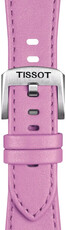 Růžový kožený řemínek Tissot T852.049.546 pro Tissot PRX 35mm