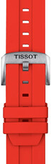 Silikonový řemínek Tissot T852.047.920 22mm, červený