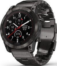 Garmin Fenix 7X PRO Sapphire Solar Gray DLC Titanium / Gray Titanium Band (Premium) (+ náhradní řemínek) (rozbalené)