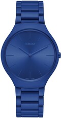 Rado True Thinline Les Couleurs Le Corbusier Spectacular Ultramarine Quartz R27092622 Limited Edition 999pcs