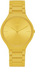 Rado True Thinline Les Couleurs Le Corbusier Sunshine Yellow Quartz R27093632 Limited Edition 999pcs