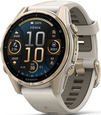 Garmin Fenix 8 AMOLED 43 mm, Sapphire Soft Gold Stainless Steel Fog Gray (rozbalené)