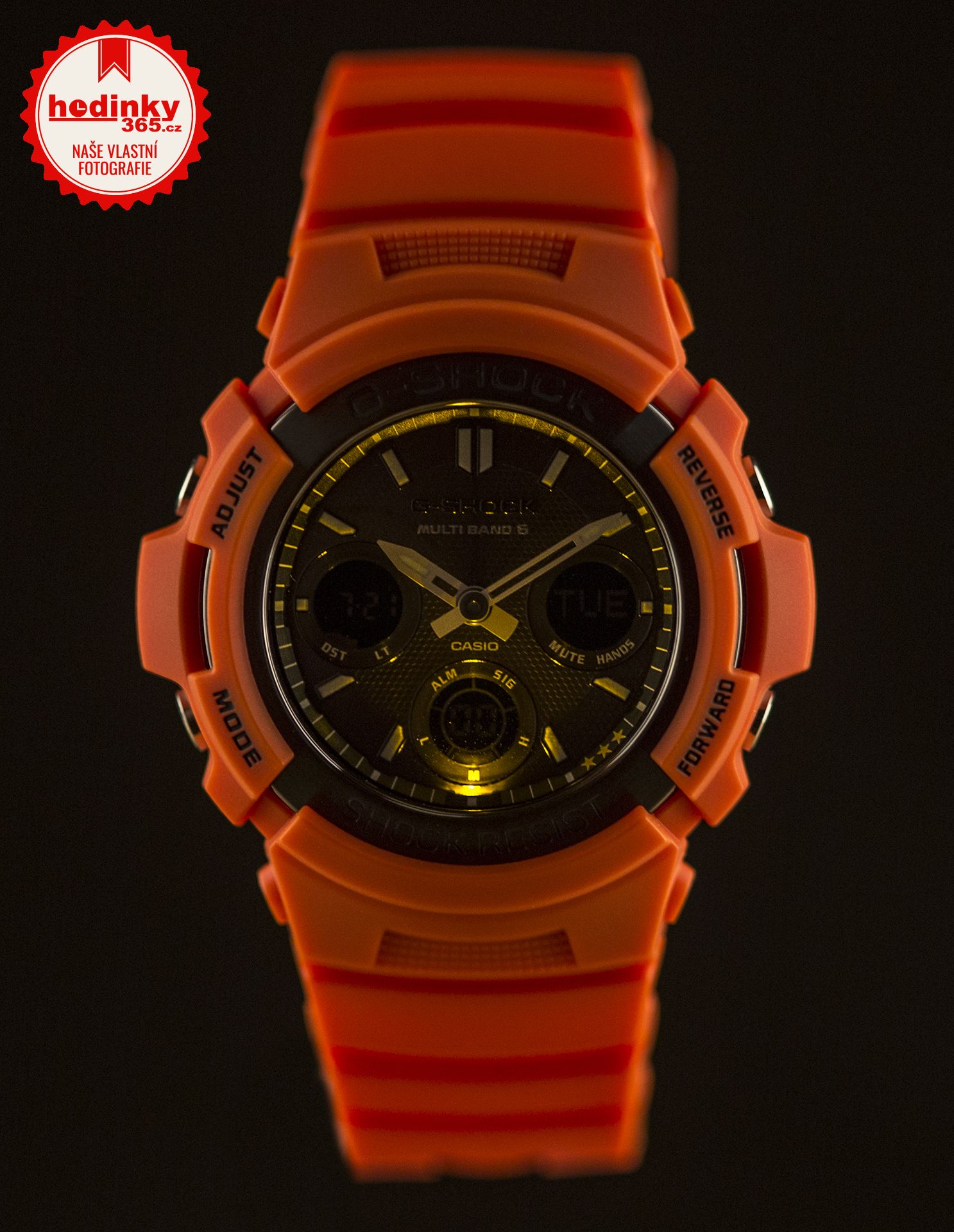 G-SHOCK - 【廃盤】 G-SHOCK AWG-M100MR-4AJFレスキューオレンジの+