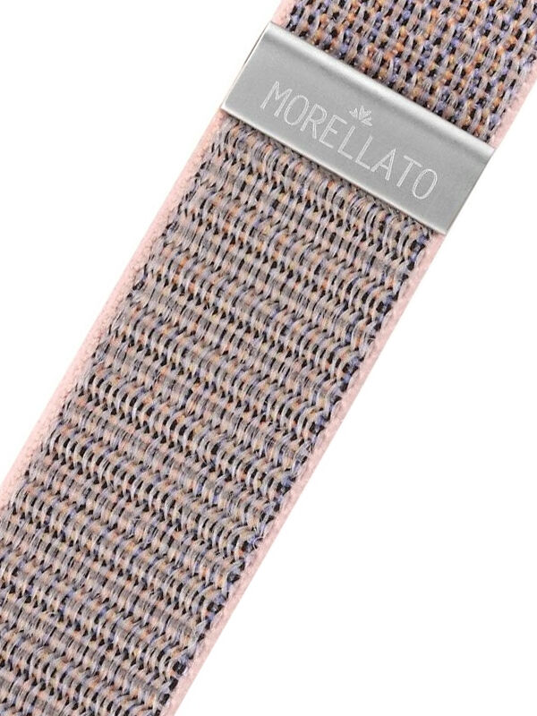 Růžový textilní řemínek Morellato Wired 5655D64.087 M 22 mm
