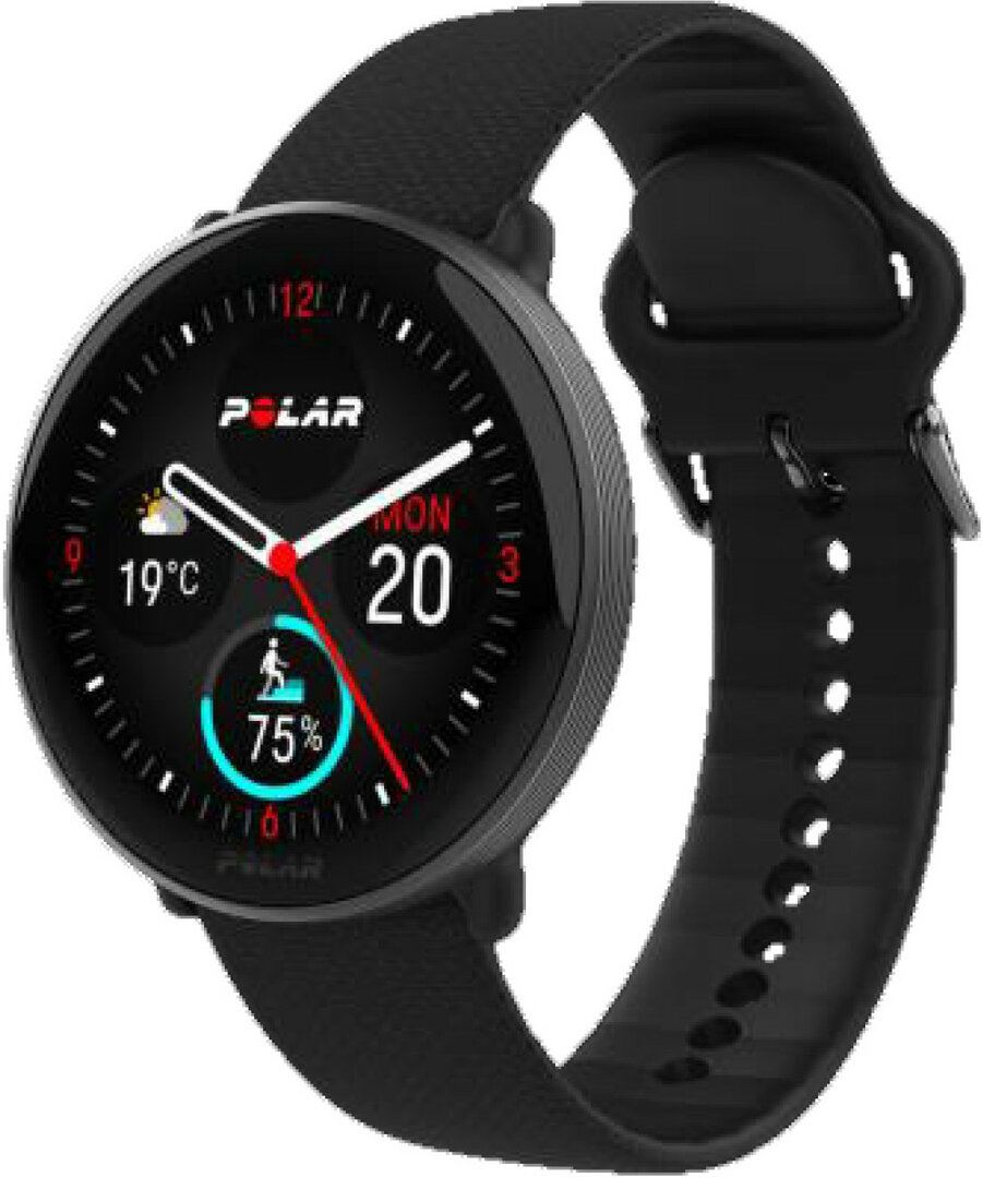 Polar Ignite 3 Night Black, velikost S-L