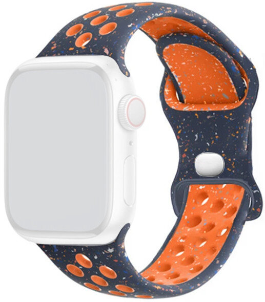 Silikonový řemínek Ricardo (pro Apple Watch 42/44/45/49mm), modrý