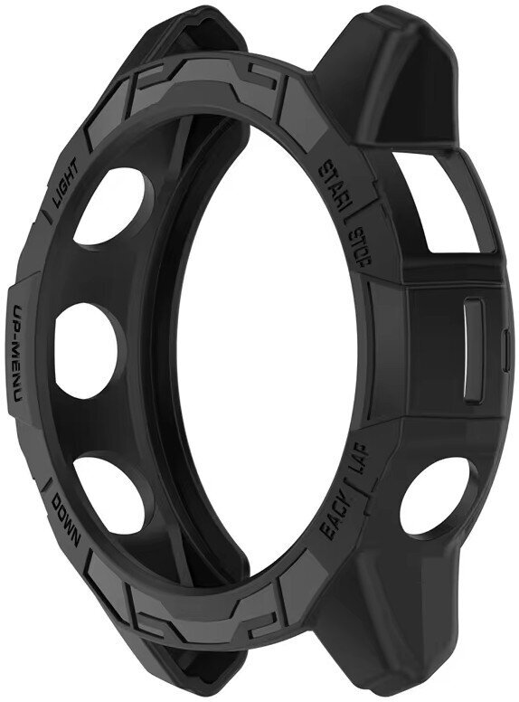 Ochranný kryt (pro Garmin Fenix 7S 42 mm), plastový, černý