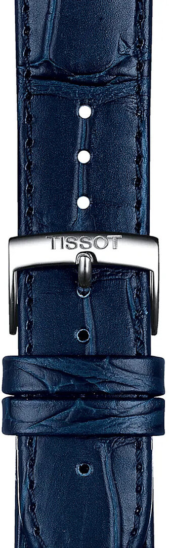 Modrý kožený řemínek Tissot T852.041.534