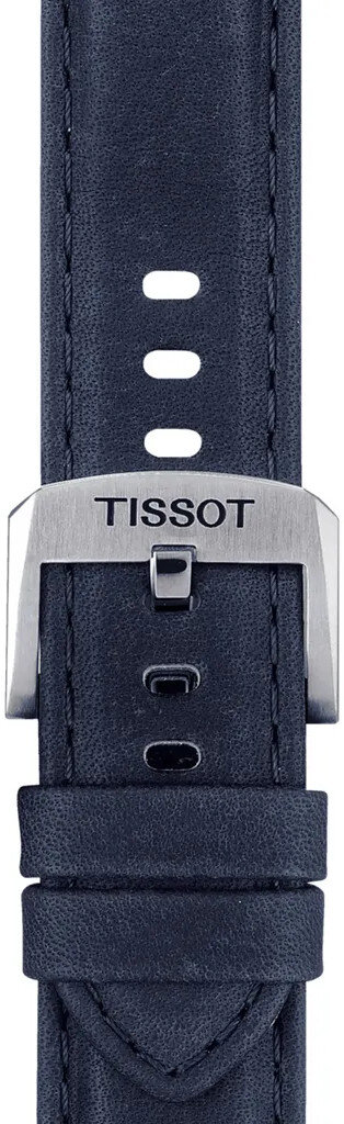 Modrý kožený řemínek Tissot T852.046.831