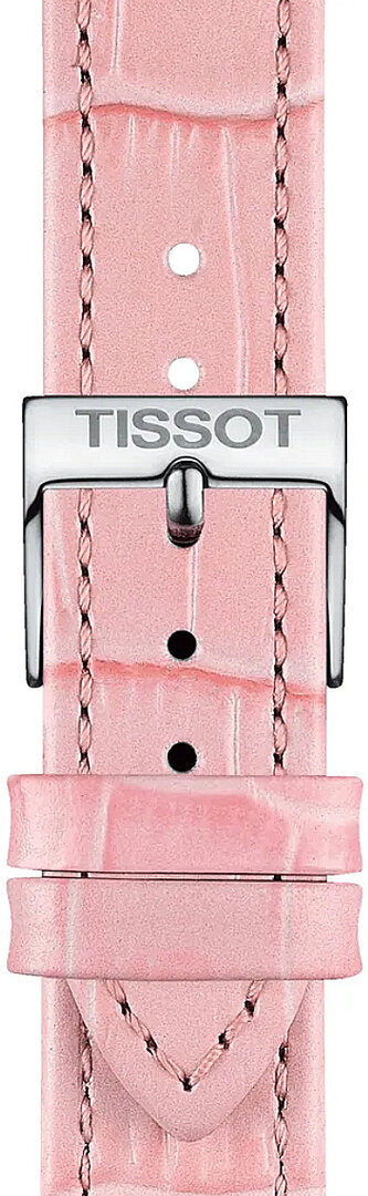 Růžový kožený řemínek Tissot T852.047.114