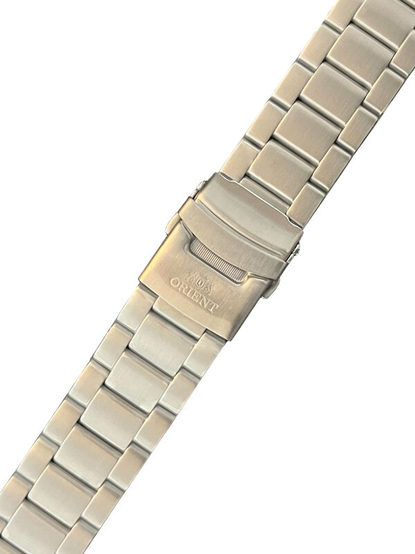 Stříbrný ocelový náramek Orient PDFHESS, překlápěcí přezka (pro modely TW05001, TW05002)