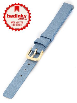 Dámský kožený modrý řemínek k hodinkám R1-BL2