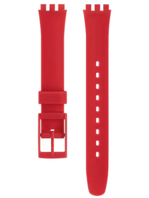 Silikonový řemínek Swatch ALR124C 13mm (pro Swatch), červený