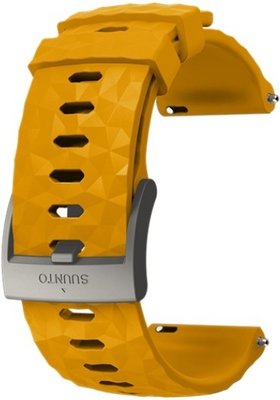 Silikonový řemínek Suunto 24mm (pro Suunto Spartan Sport WHR Baro), žlutý