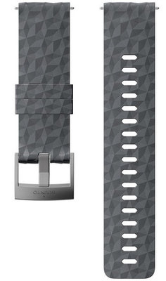 Silikonový řemínek Suunto 24mm (pro Suunto Spartan Sport, Spartan Sport Wrist HR/Baro, Suunto 9), šedý