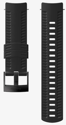 Silikonový řemínek Suunto 24mm (pro Suunto Spartan Sport Wrist HR/Baro, Suunto 9), černý