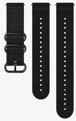 Textilní řemínek Suunto 24mm (pro Suunto Spartan Sport, Spartan Sport Wrist HR/Baro, Suunto 9), černý