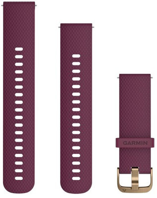 Silikonový řemínek Garmin 20mm (pro Venu, Venu Sq, Venu Sq 2, Venu 2 plus aj.), fialový, + prodloužená část