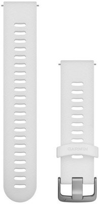 Silikonový řemínek Garmin 20mm (pro Venu, Venu Sq, Venu 2 plus), bílý, Quick Release