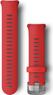Silikonový řemínek Garmin (pro Forerunner 45), červený, velikost L