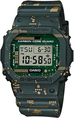 Casio G-Shock Original DWE-5600CC-3ER Carbon Core Guard Circuit Board Camouflage Series (+ 2x náhradní řemínek)