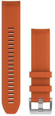 Silikonový řemínek Garmin 22mm (MARQ), oranžový, QuickFit